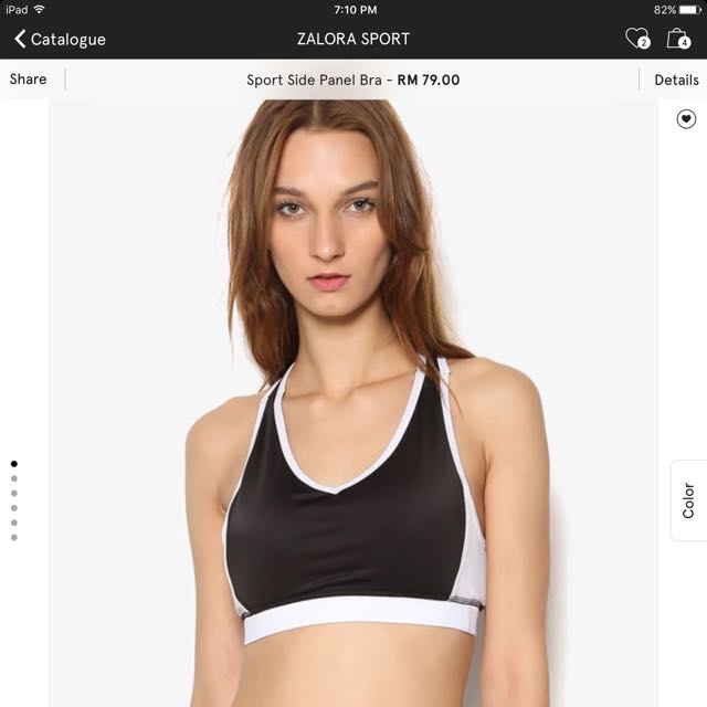 zalora sports bra