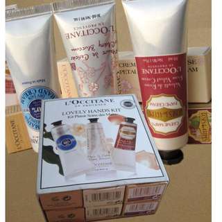 l'occitane en provence Hand Cream Set/Shea Butter Hand Cream/rose hand n nail cream/cherry blossom hand cream