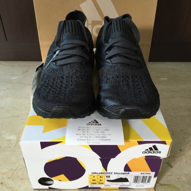 Adidas ultra shop boost uncaged blackout