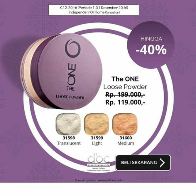 Bedak Tabur Transparan Dan Flexible The One Loose Powder By Oriflame Olshop Fashion Olshop Produk Kecantikan Di Carousell
