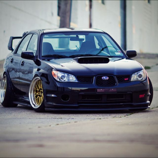 Black Aluminium Bonnet Subaru Impreza Wrx Sti Hawkeye Car Accessories On Carousell
