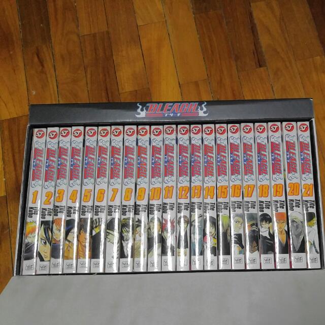 Bleach Manga English Box Set Volume 1 21 Entertainment J Pop On Carousell