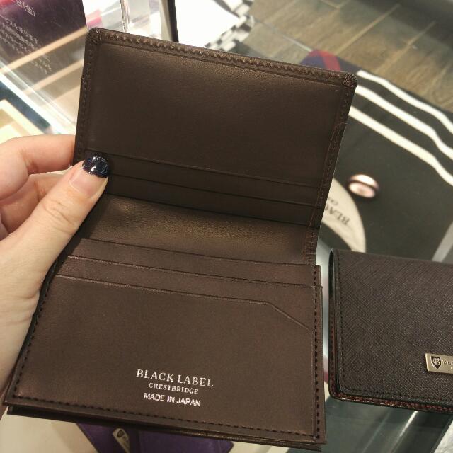 Black label crestbridge wallet clearance