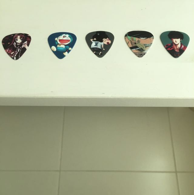 Buy Cute Anime Girl Classic Stylish Colorful Guitar Picks Plectrums For  Electric Guitar, Acoustic Guitar, Mandolin, And Bass - 12 Pack Online at  desertcartEGYPT