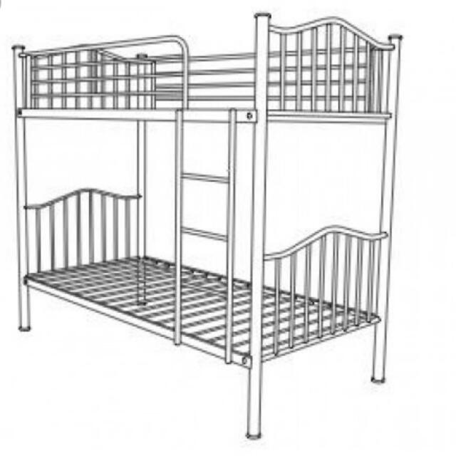 Double Decker Bed, Furniture & Home Living, Furniture, Other Home