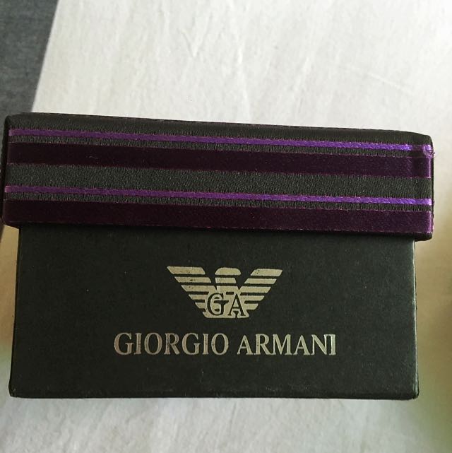 Giorgio Armani Tie and Cufflinks set