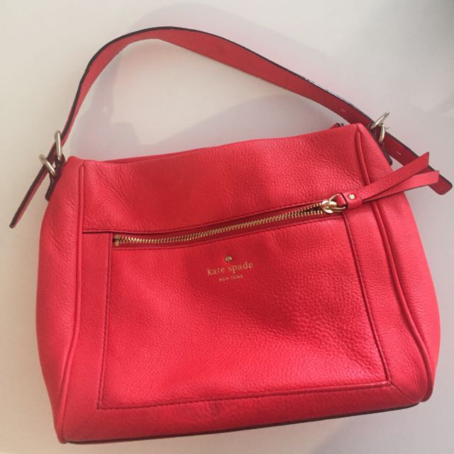 Kate Spade Bright Pink Bag Luxury Bags Wallets On Carousell