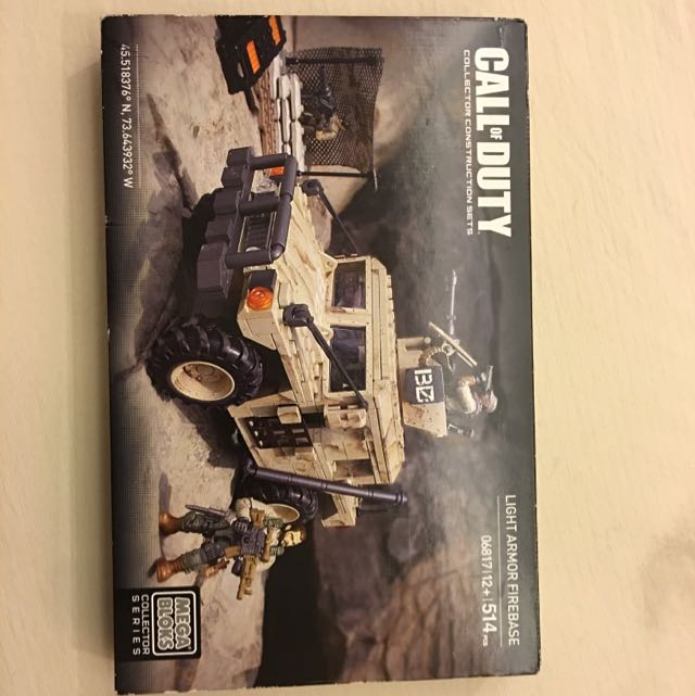 mega bloks call of duty light armor firebase