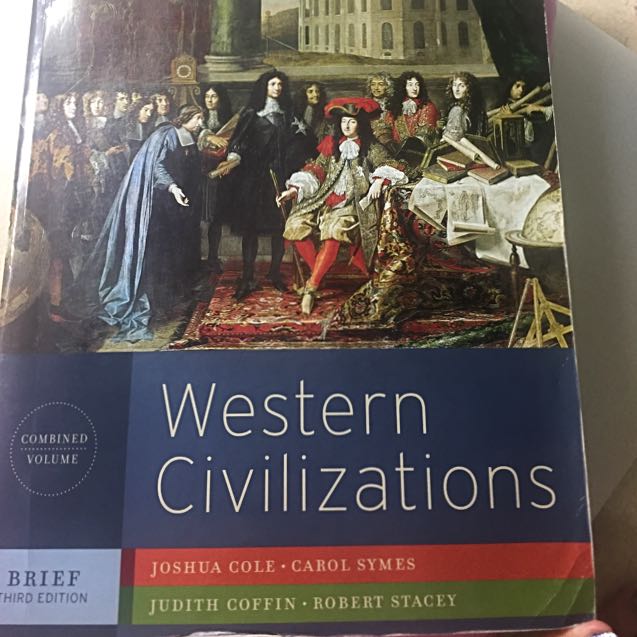 Nus Textbook Western Civilizations Their History And Their