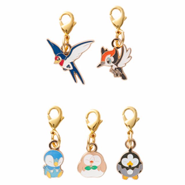 Pokemon Center Exclusive Mokuro Rowlet Metal Charm Set Mokuroh S Garden Pre Order Toys Games Bricks Figurines On Carousell