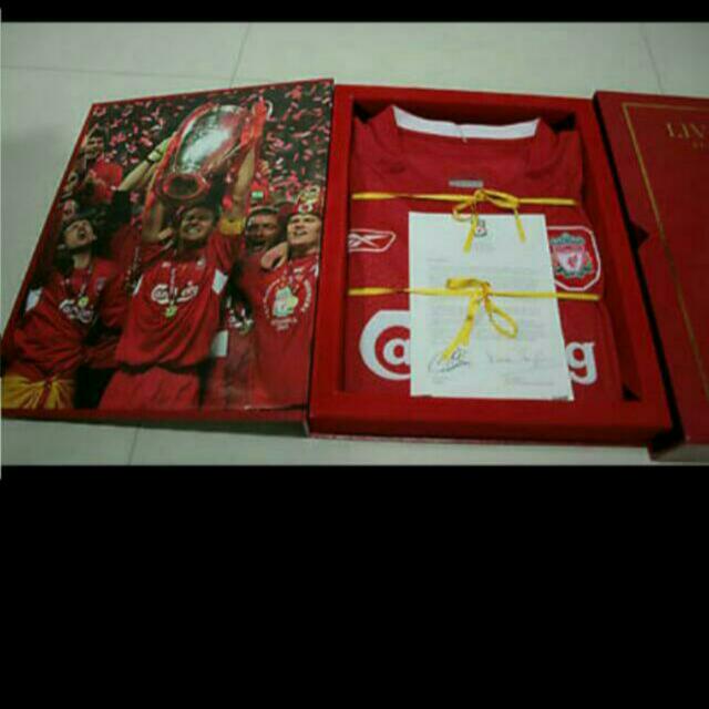 liverpool 2005 champions league commemorative shirt