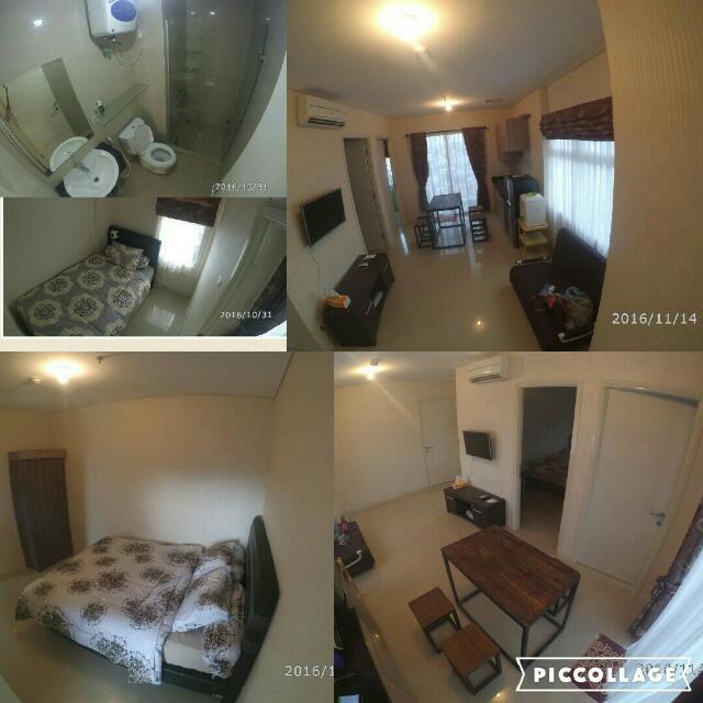 Sewa Apartemen Madison Park 2kamar Furnished Bulanan Harian