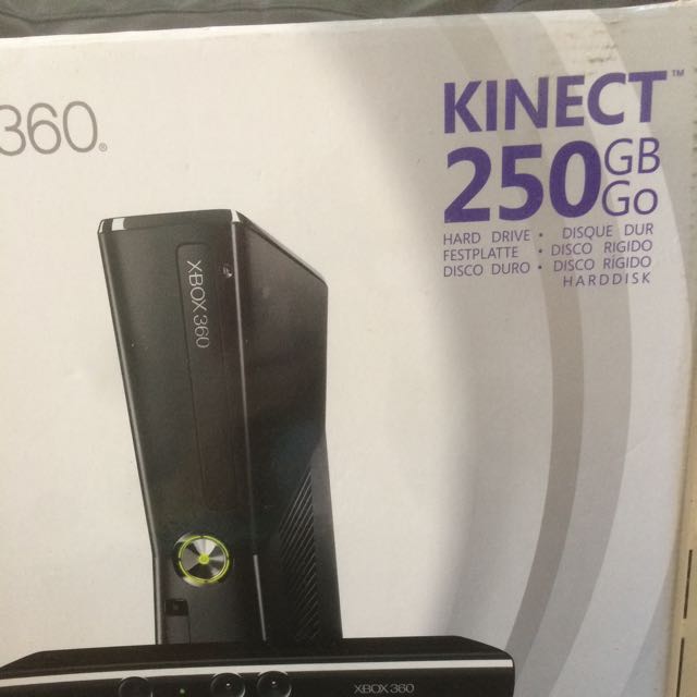 Xbox 360 Slim 250gb Kinect Toys Games Video Gaming Consoles On Carousell
