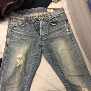 g star jeans light blue size 28