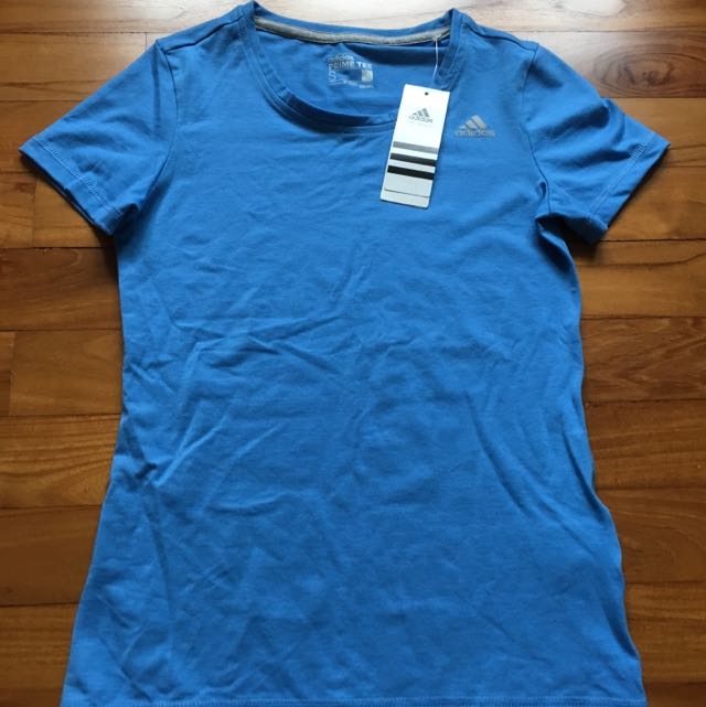 Adidas Climalite Prime Tee In Blue 