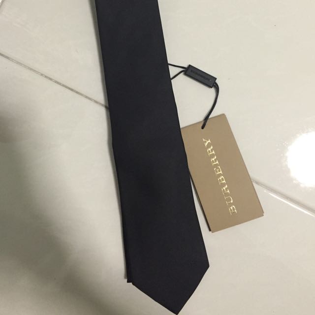 Burberry Black Tie, Men's Fashion, Tops & Sets, Formal Shirts on Carousell