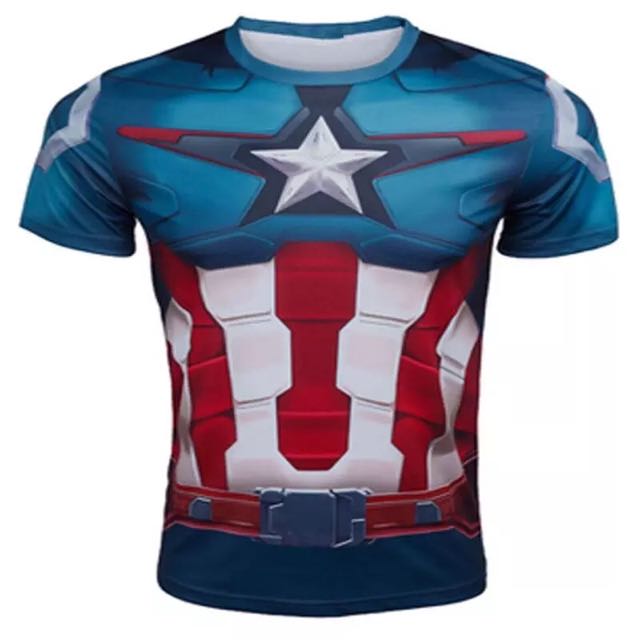 captain america dri fit shirt