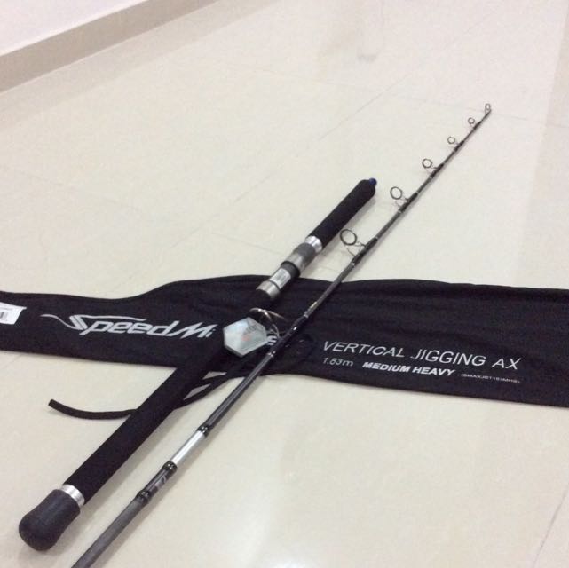 Shimano SpeedMaster Vertical Jigging AX Fishing Rod - Brand New, Sports  Equipment, Fishing on Carousell
