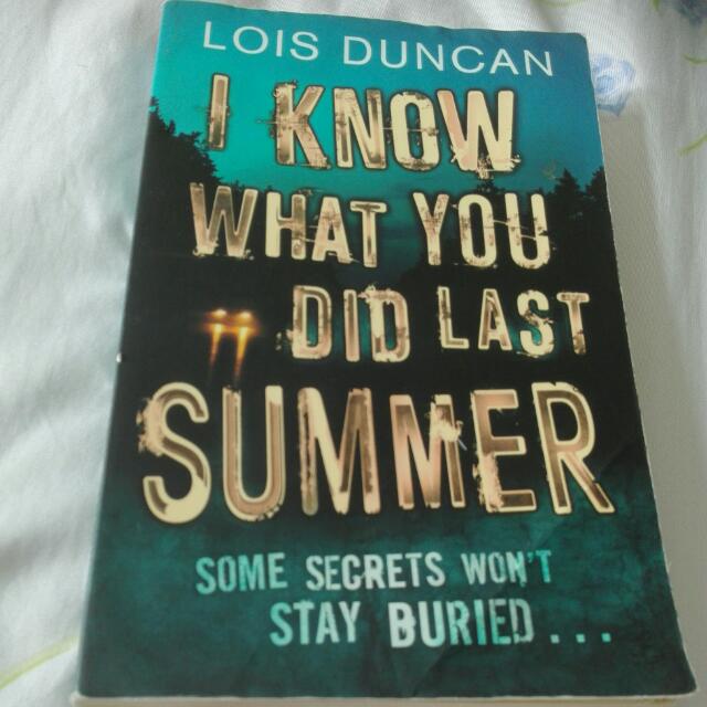 I Know What You Did Last Summer Books Stationery Fiction On Carousell