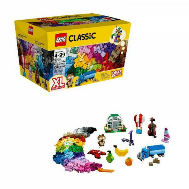Uskyldig forår terrasse Lego Classic 10705 Creative Building Basket XL 1000 Pieces, Hobbies & Toys,  Toys & Games on Carousell