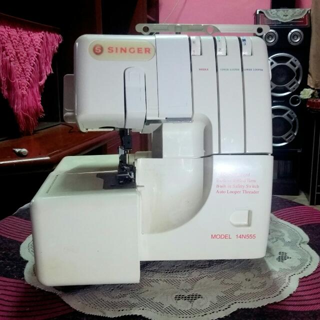 Mesin Jahit Tepi Singer Model 14n555 Electronics Others On Carousell