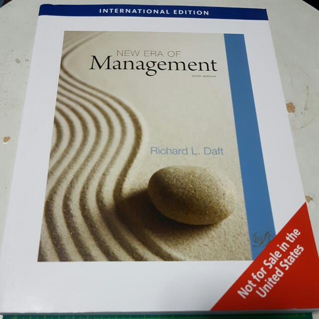New Era Of Management 9th Edition By Richard L Daft Books