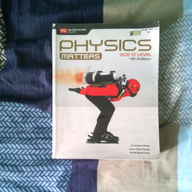 Pure Physics Matters Gce O Level Textbook 4th Edition Hobbies And Toys Books And Magazines 3934