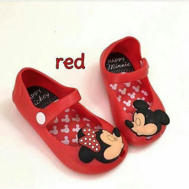 Sepatu Anak Cewek Sepatu Jelly Anak Mini Melissa Sepatu Mickey Minnie Bayi Anak Lainnya Di Carousell