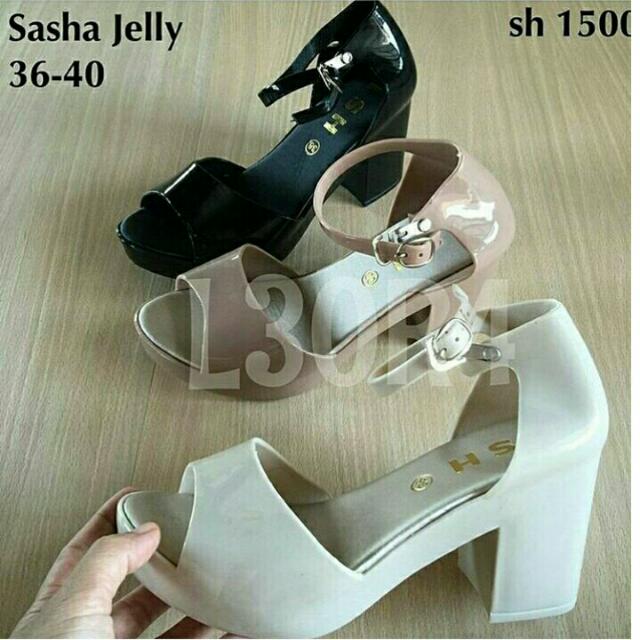 Sepatu Jelly Cewek Wedges Jelly Sepatu Kerja Sandal Wedges Wanita Jelly Shoes Sasha Olshop Fashion Olshop Wanita Di Carousell