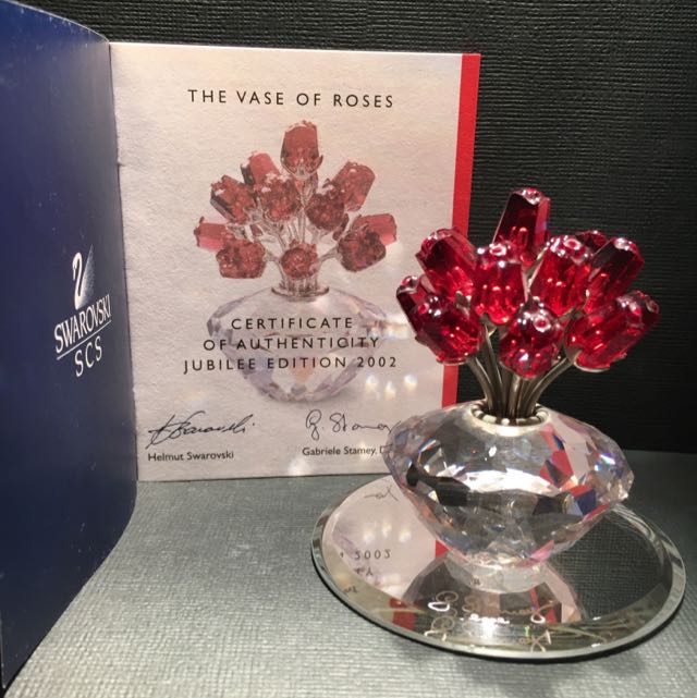 *reserved* SWAROVSKI Vase Of Roses Jubilee Edition (2002) 283394, Women