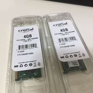 2X 4GB Ram DDR3
