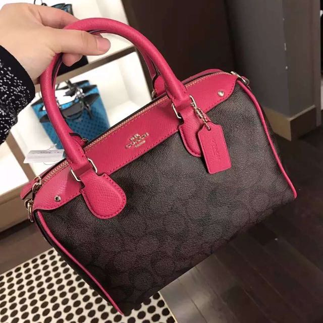 coach monogram satchel