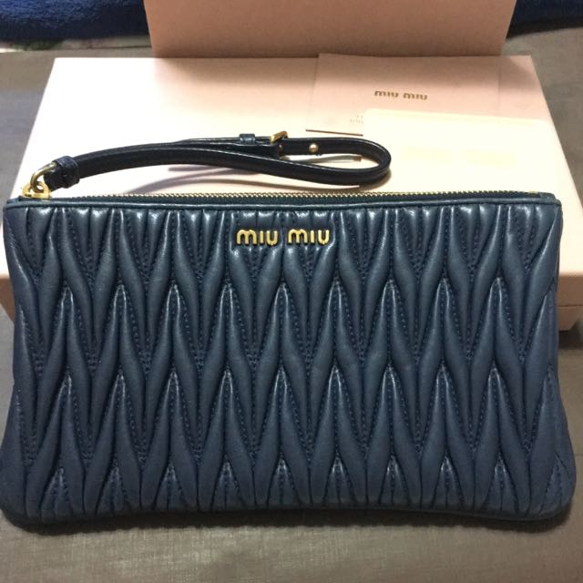 Miu miu wristlet store bag