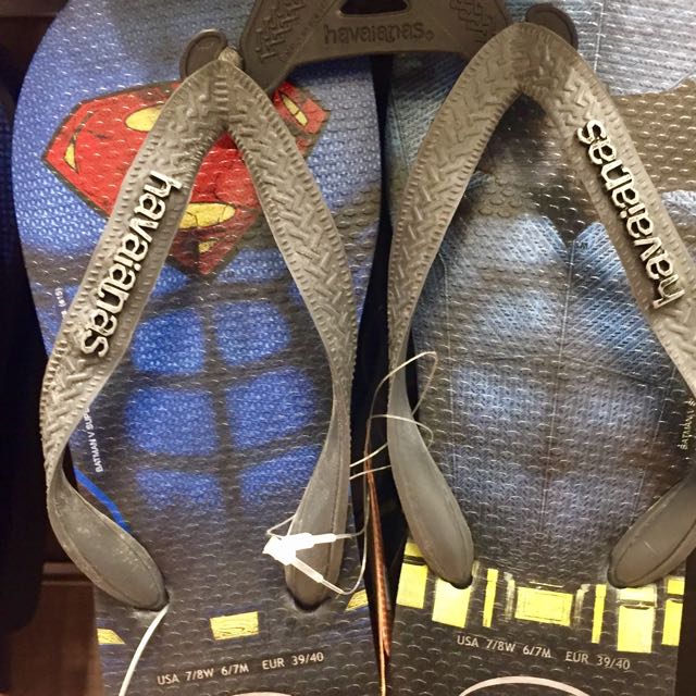 havaianas batman flip flops