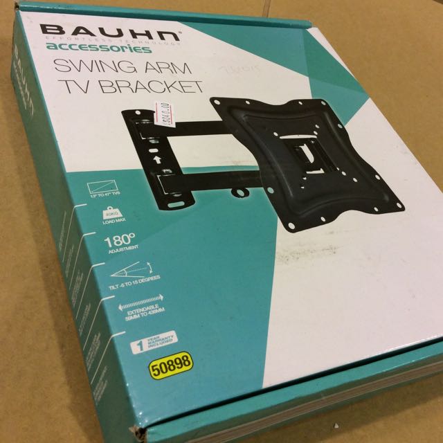 Bauhn Swing Arm TV Bracket, TV & Home Appliances, TV & Entertainment