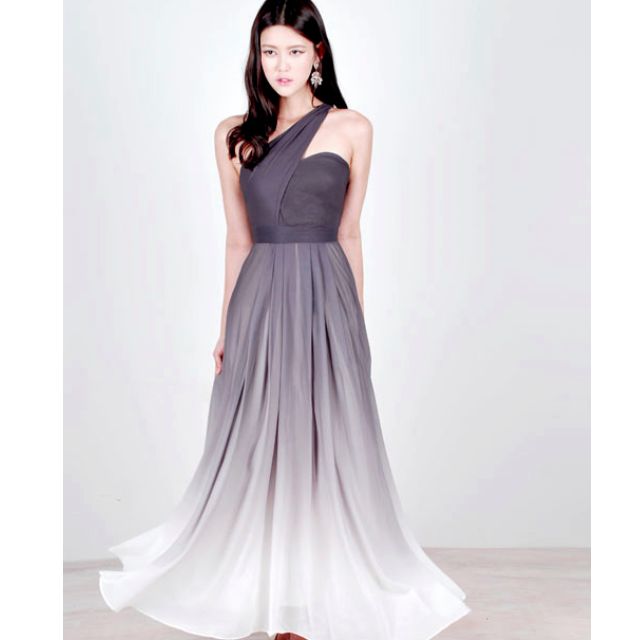 Bnib Theory Of Seven Tos Bernad Bernard Ombre Toga Maxi Dress Size L Large In Dark Ash Grey Gray Women S Fashion Tops Sleeveless On Carousell