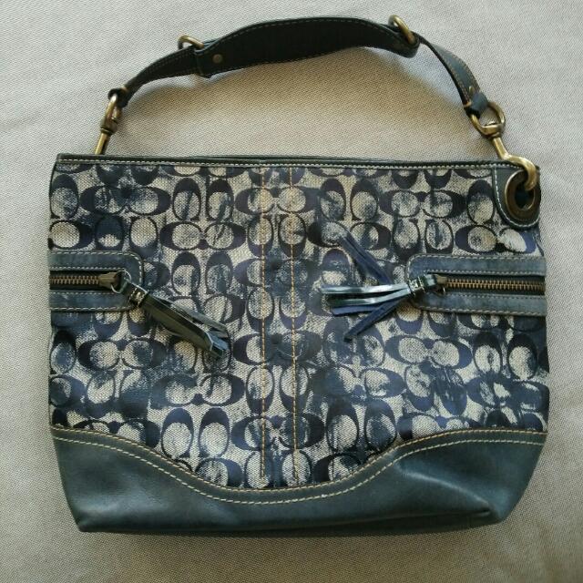 Coach Denim Bag Women S Fashion Bags Wallets On Carou