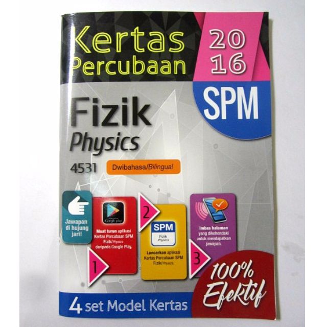 Kertas Percubaan Spm 2016 Fizik Books Stationery Books On Carousell