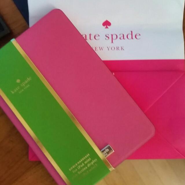 New Pink Kate Spade Ipad Mini 3 Cover, Women's Fashion, Watches &  Accessories, Other Accessories on Carousell