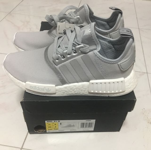 NMD R1 W Grey, Women's Fashion, Footwear, Sneakers on Carousell
