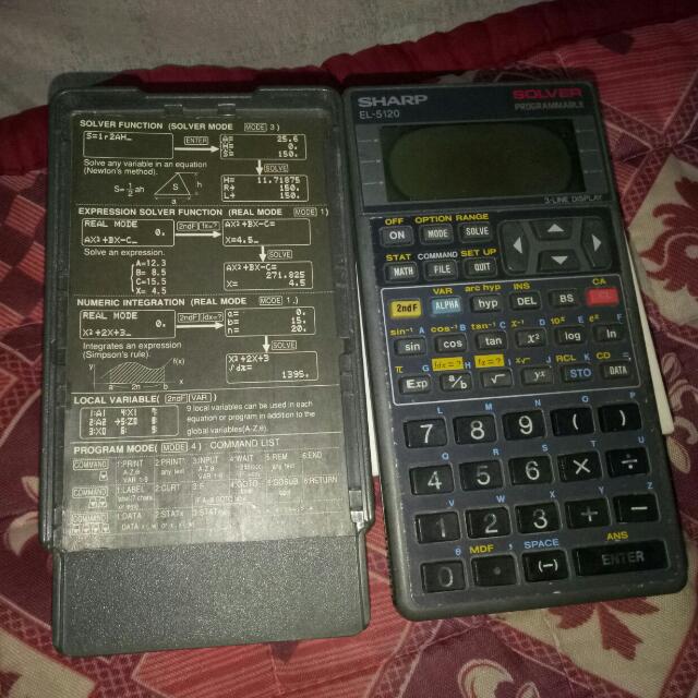 Sharp Scientific Calculator (Category: Office & Business Technology) located in Manila. Submitted by shopyourstyleph (Listing ID 78758951, Image 2). Description: Still in good condition for students.. .