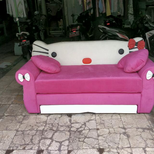 Sofa Bed Hello Kitty Custom 10 Hari Home Furniture On ...