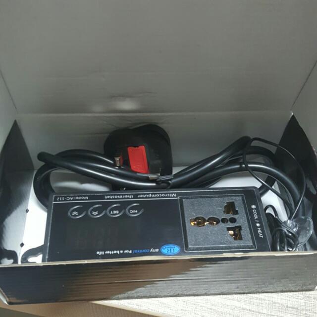 Temperature Controller (Category: Other PMDs & Parts) located in Singapore. Submitted by streetmonkey2 (Listing ID 78895124, Image 2). Description: Totally new unit. Brand new, temperature controller. Bought extra so selling off 1 unit only. Gd for homebrewing, fish tank and other pet. Self collect. Bought at 90, selling off at $85. No meg pls. .