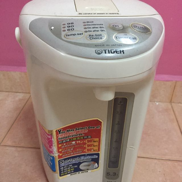 Tiger Hot water dispenser pot, TV & Home Appliances, Kitchen Appliances,  Kettles & Airpots on Carousell