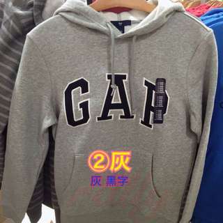 Gap 灰色 男生L號 刷毛 帽t