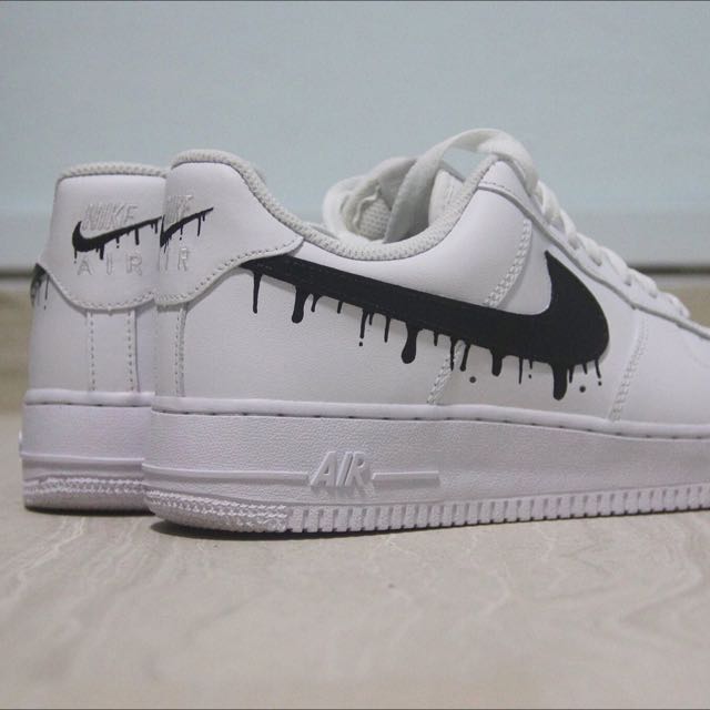Air Force 1 One Low Customs Dripping 