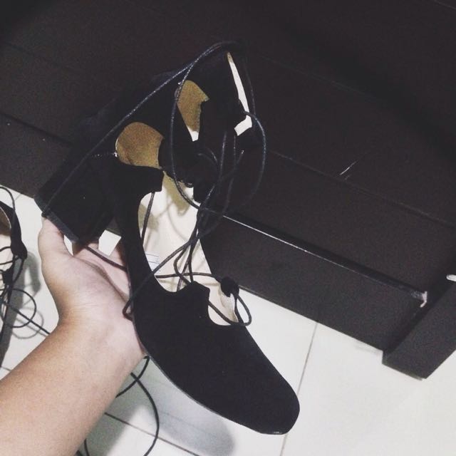 Ballerina High Heels, Fesyen Wanita, Sepatu di Carousell