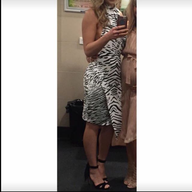 Blessed As The Meek Zebra Dress Women S Fashion Clothes On Carousell