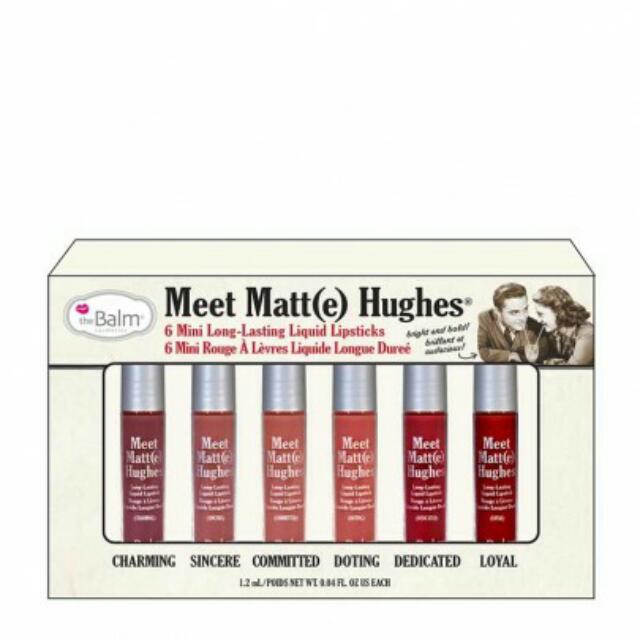 the balm meet matte hughes mini set
