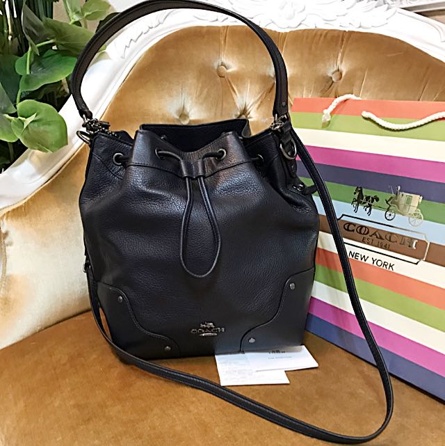 Coach mickie drawstring Clearance